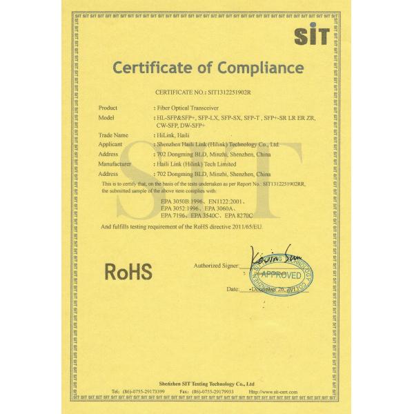 C Band Tunable 10GBASE ZR SFP+ Optical Module 10G DWDM Multi Rate 80KM SMF For OTN