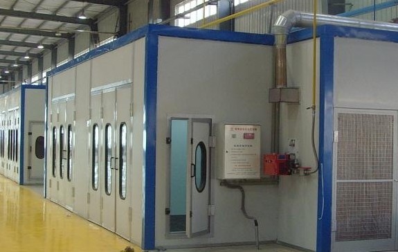 Large Scale Industrial Sand Blasting Room Flexible Layout For Locomotive Industry