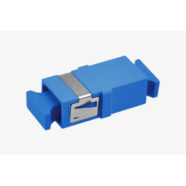 Simplex SC UPC Adapter Blue Single Mode Optical Fiber Adapter