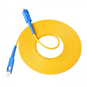 China 1M 3M 5M 10M 20M 30M LC To LC Fiber Optic Patch Cord Jumper Cable SM Simplex Single Mode Optic Cable For Network wholesale