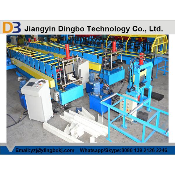 Fully Automatic Cold Roll Forming Machine , Portable Seamless Gutter Machine