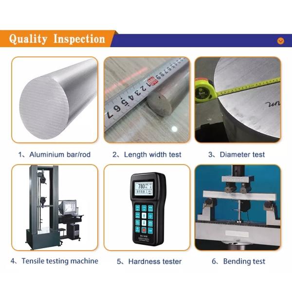 2024 5052 5083 Aluminum Solid Bar 1 Inch Aluminium Round Bar Rod Cutting Service