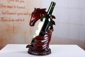 China The horse wine rack Home decoration Gift gift wholesale