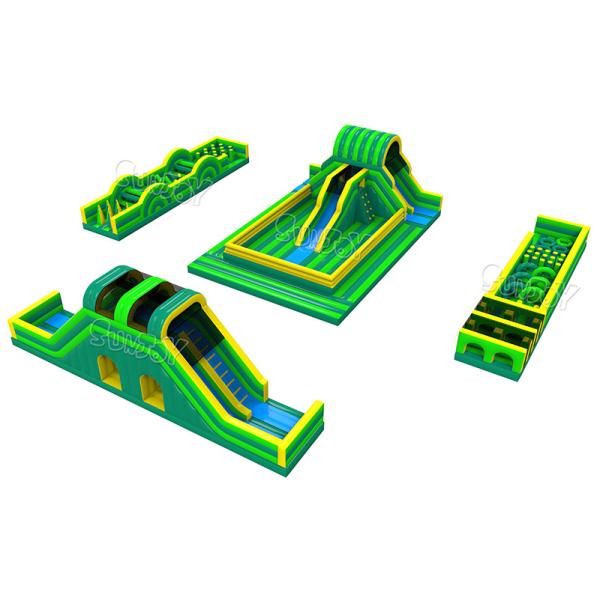 18m Long Ball Pit Interactive Challenge Inflatable Obstacle Course