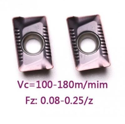 PVD Coating 180m/min YP731 Indexable Milling Brazed Inserts