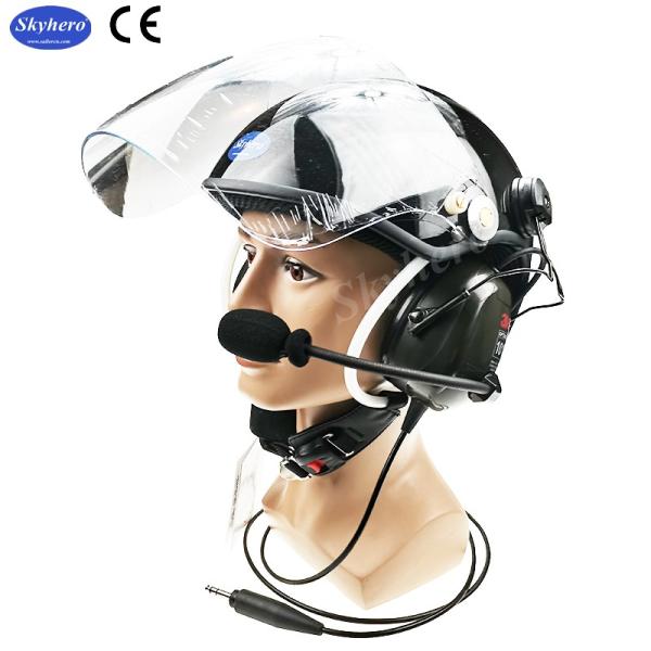 EN966 Paramotor helmet with high noise cancel headset Powered paragliding helmet PPG helmet