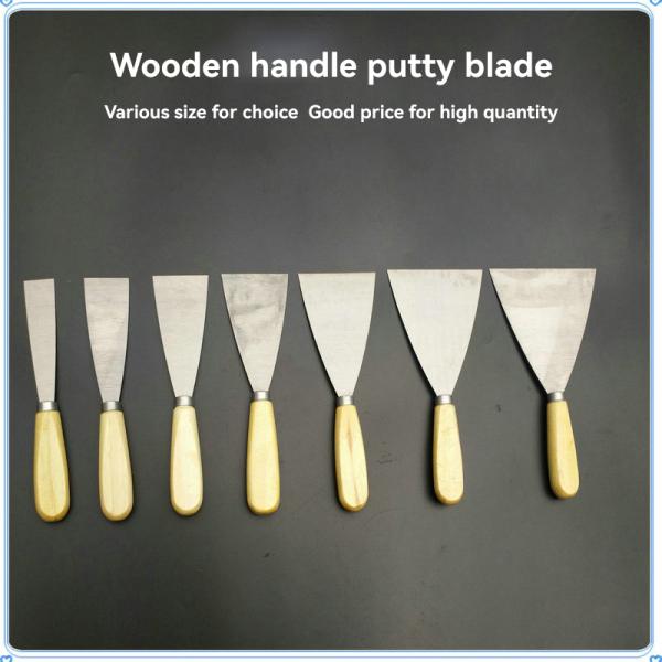 DIY Grade Stainless Steel Blade Rose Wood Handle Scraper Tool for Building Decoration