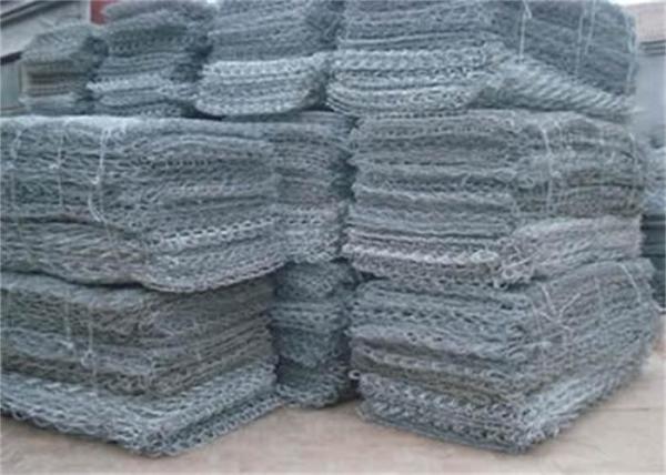 Quality Reverse Twist Hot Dip Galvanized Gabion Box 1*1*1m for sale