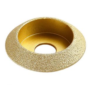 China 75mm Diamond Hand V Shape Grinding Wheel Vacuum Brazed wholesale