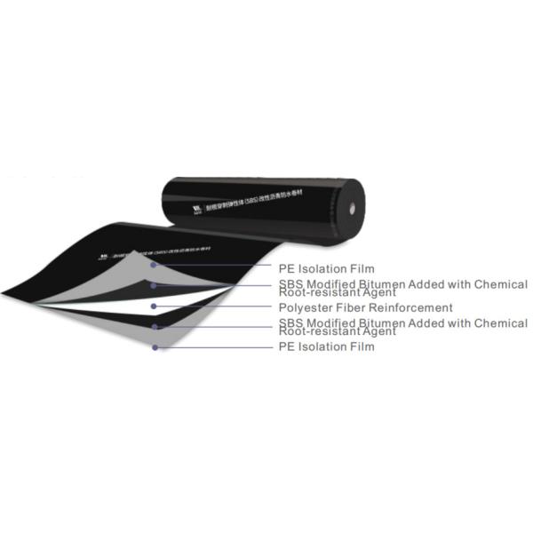 Bondsure® SBS Torch Applied Modified Bitumen Root Resistant Waterproofing Membrane