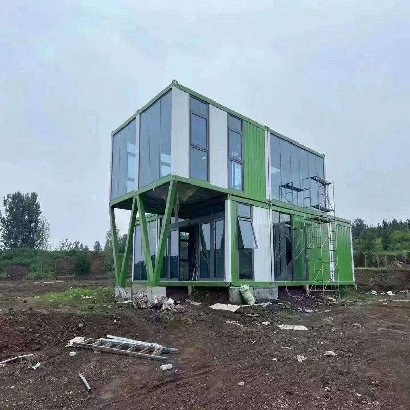 Mobile Living Container House Foldable Expandable Prefab Tiny Easy to Assemble Steel Door