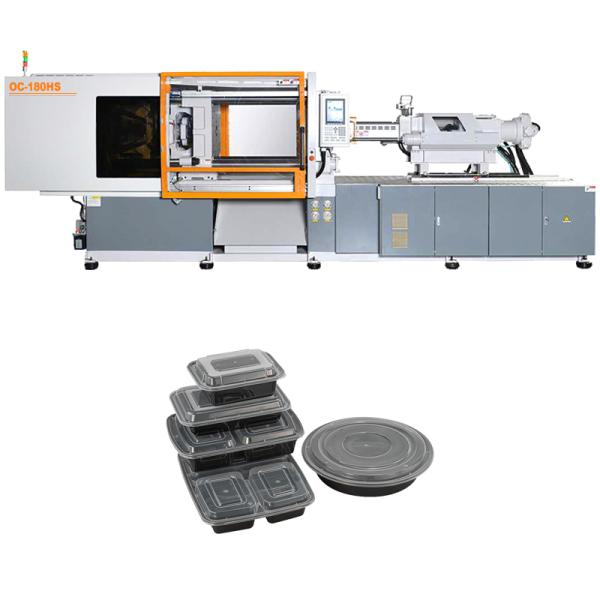 180T High Performance Hydraulic Servo Disposable Plastic Packaging Lunch Box Injection Molding Machine OUCO