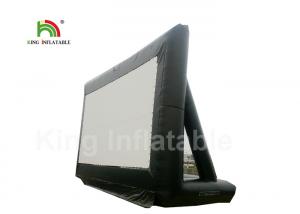 China CE Custom Black PVC 10m Inflatable Projector Screen, Inflatable Outdoor Movie Screen on sale