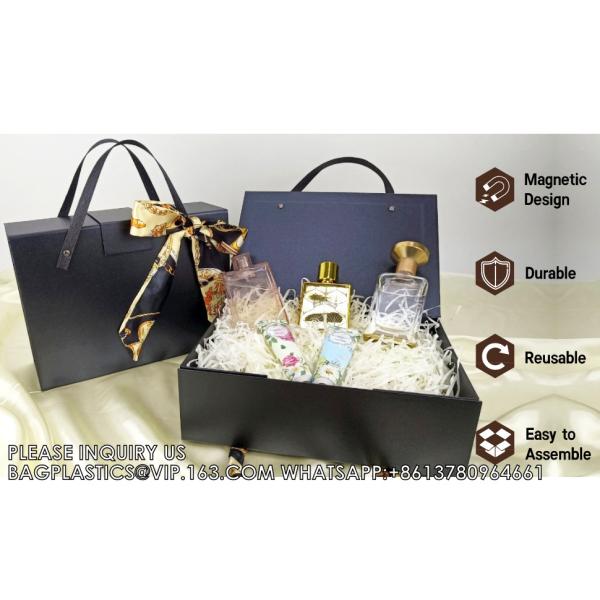 Gift Box With Lids And Handles, Magnetic And Portable Gift Box For Men And Women, Perfect Large Gift Box For Presents
