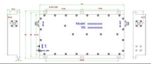China Navigation PA RF Amplifier Module NXPA7.7-8.5GHz-50W wholesale