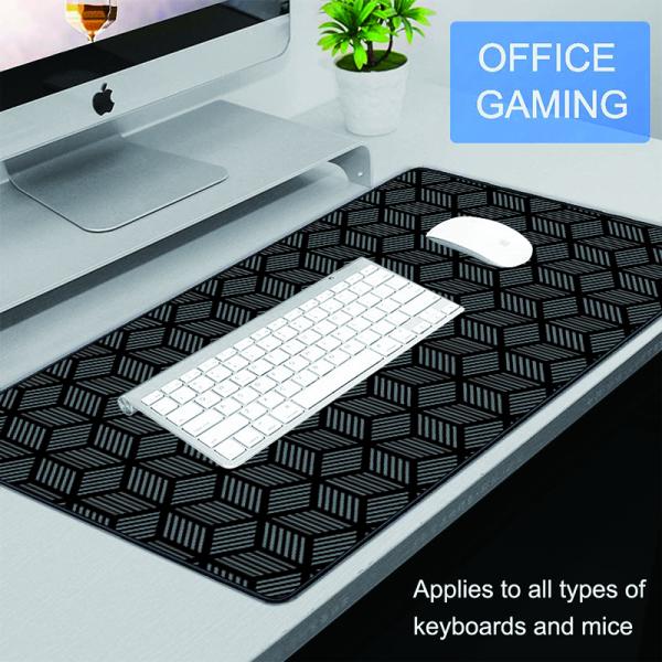 Custom Xxl Xl Large Big Black Lattice Sublimation Rubber Gaming Mouse Pads for Gamers