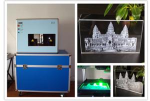China 20 - 40μm Point Diameter 3D Glass Crystal Laser Engraving Machine for Personalised 3D Photo Gifts wholesale