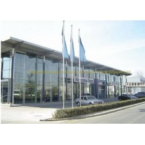 Eco Friendly Lightweight Steel Structures Modern Prefab Commercial Buildings