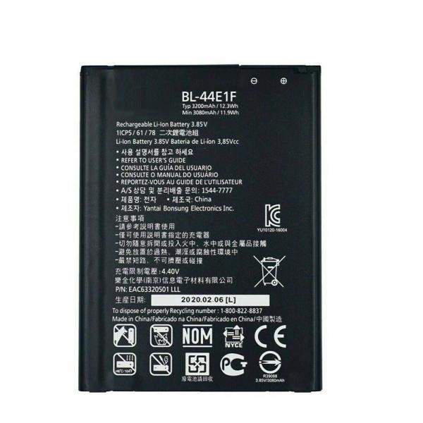 Quality 3.85V Lithium Ion LG V20 Battery , 3200mAh BL 44E1F Battery 800 times for sale