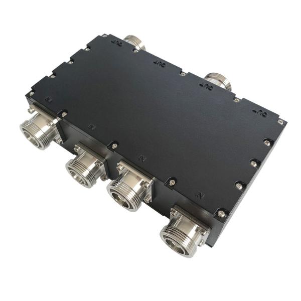 China DIN Female Low PIM 4x4 698-3800MHz Hybrid Coupler Combiner wholesale