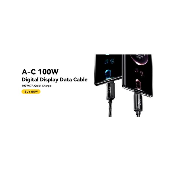 Cotton Yarn USB A To Type C Cable 100W ESSAGER ES-X57 Series