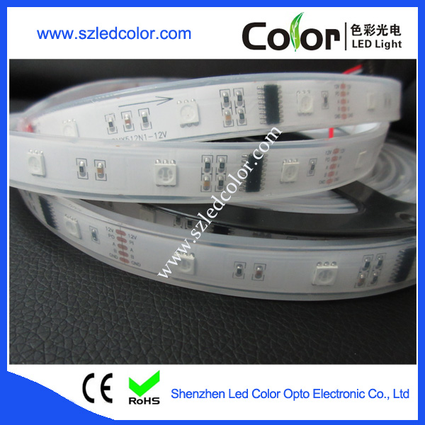 IP67 waterproof dmx control dc12v 30led dmx led strip