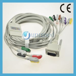 China Schiller EKG Cable with 12 -leadwires, clip wholesale