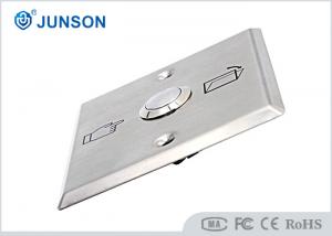 China Stainless Steel  Exit Push Button Switch Of Door Aaccess Control on sale