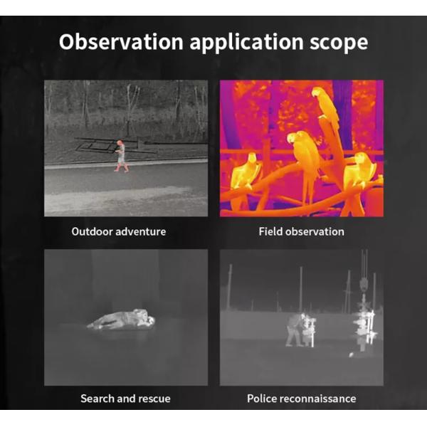RS3 Thermal Imaging Scopes Black Hot Wifi Sight Rifle Scope Attachment
