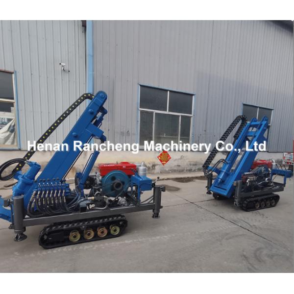 High Efficiency 25HP Diesel Pile Driver Drilling 30m Depth With 50-300mm Diameter