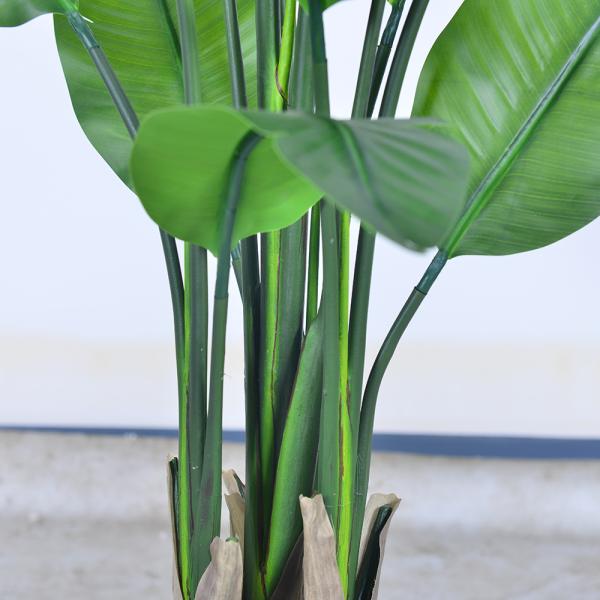 Faux Traveller's Palm Tree (artificial birds of paradise plant​) - 180cm/210cm Realistic PE Leaf Artificial Plant for Indoor Outdoor Decor