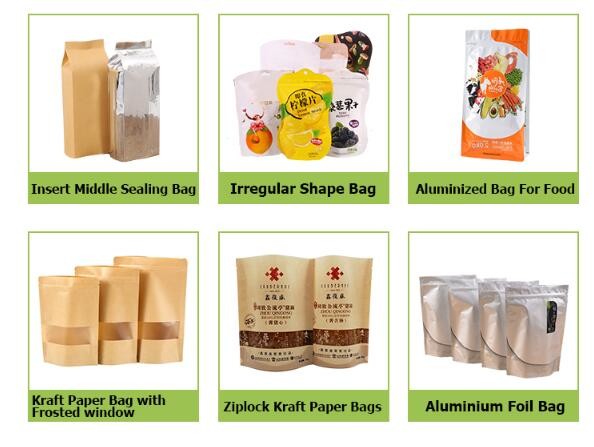 Customized Logo Plastic Retail Aluninum Foil Zipper Packaging Bag with clear hole