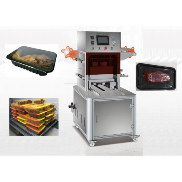 Vacuum Modified Atmosphere Packaging Machine Food Tray Sealer 2200boxes Hour