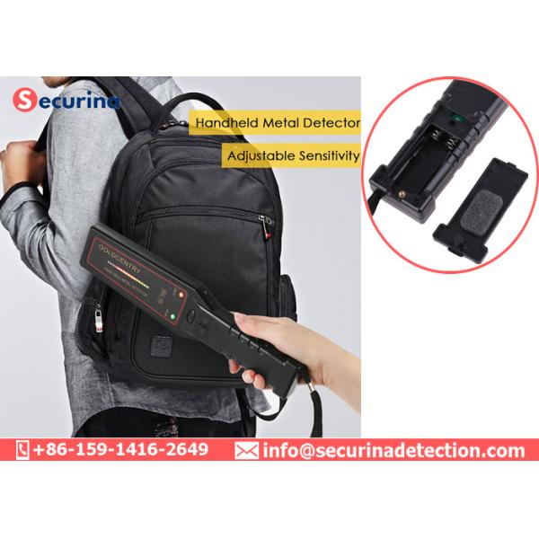 Mini Security Metal Detector Wand Body Scanner GC-1002 9V Battery Power Supply