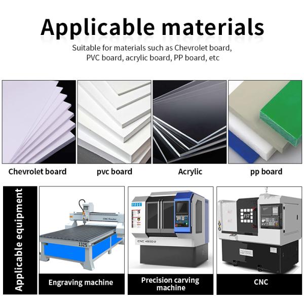 3.175mm 6mm Solide Carbide Wood Milling Cutter BROCAS ESPIRAL HELICOTDALDE Color DLC Coating End Mill Acrylic Cnc Router Bits