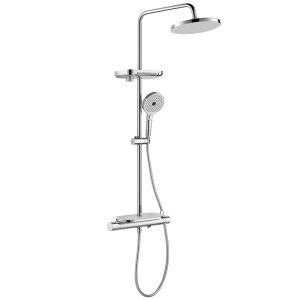 China ARROW AMG14SH851 Thermostatic Bath Shower Mixer Set Chrome Brass wholesale