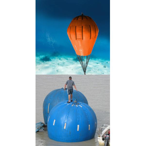 100kg Underwater Lift Bags Floating Parachute Type Diving Type