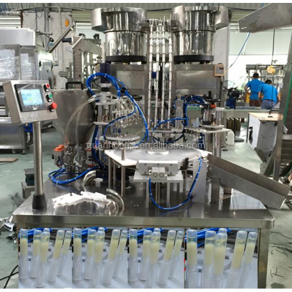 Liquid Condoms Filling Machine with Air Pressure and Mechanical Driven Type 0.6-0.8MPa