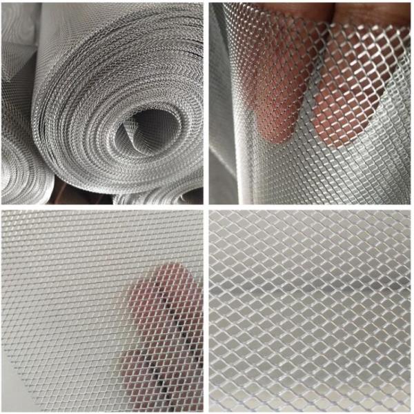 Diamond Micro Expanded Metal Mesh Aluminium Netting With Small Size Hole
