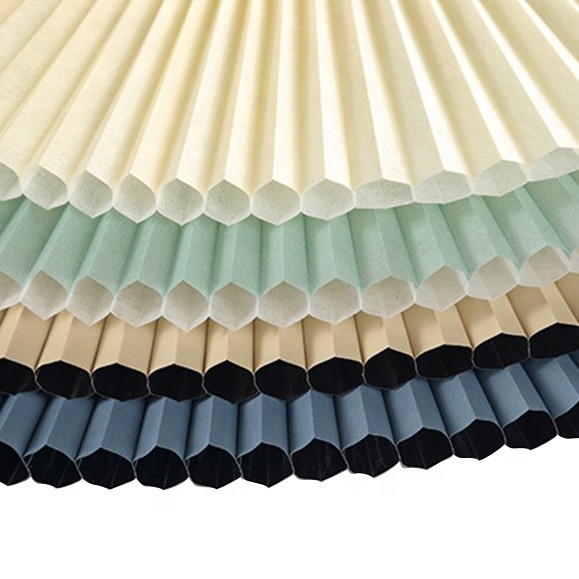Quality Groupeve Electric Motorized Honeycomb Blind Fabric 25mm 38mm 45mm for sale