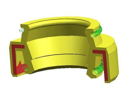 OEM Automotive 1.0 Density Shock Absorber Components NBR Oil Seal