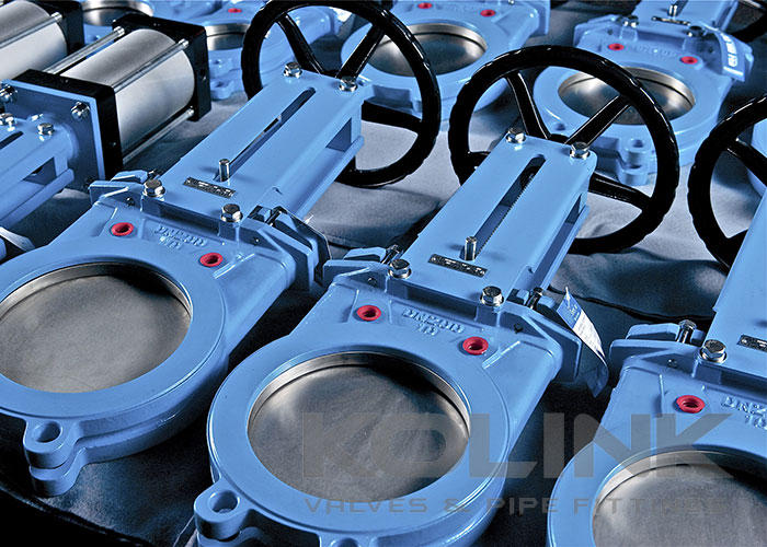 Uni-directional Knife Gate Valve Wafer Type Replaceable Seat