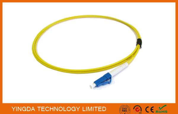 Quality Single Mode Optical Fiber Pigtails LC PC Simplex 2.4 mm Diameter 3 Meter for sale