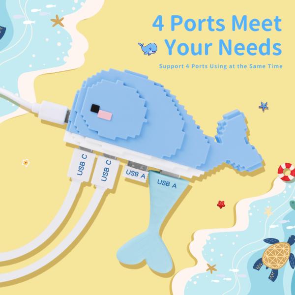 Quality Multi Port Data Transfer Memory Card Hub With Memory Card Reading For Laptop for sale