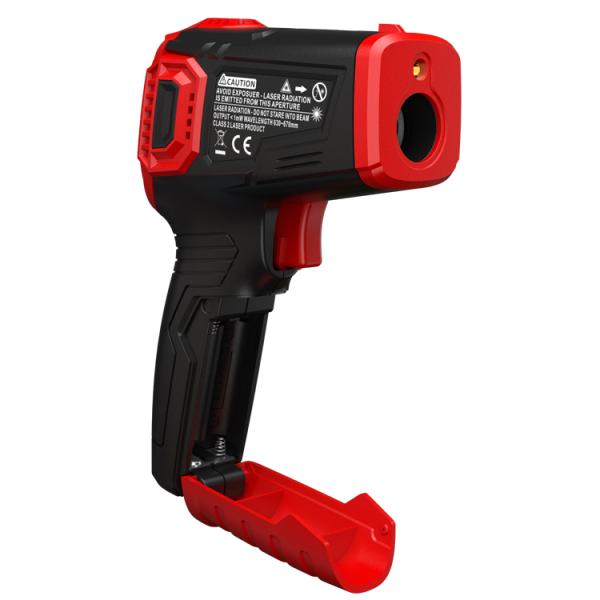 HT650B Non Contact Laser Temperature Infrared Thermometer Black / Red Color