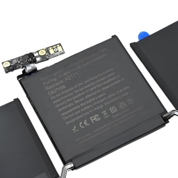 MacBook Battery A2171 (13" A2159 A2289 A2338, 2019–2020) – 11.41V 58.19Wh