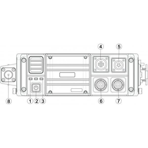 Vehicle or Backpack Use Narrowband Portable Base Station Mesh Radio