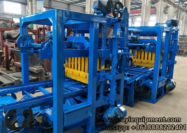 Quality 4-26 semi-automatic concrete block machine color paving block machine for sale