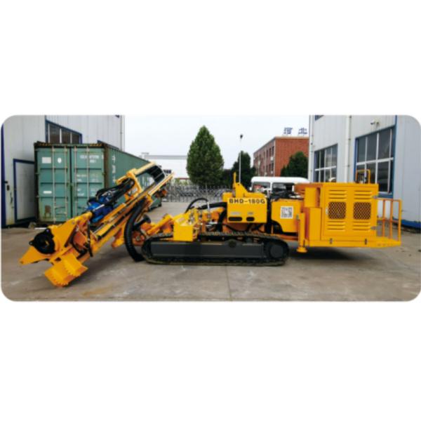 Diesel Engine And Double Speed Tramming Motor Anchor Percussion Drill Rig BHD - 180G