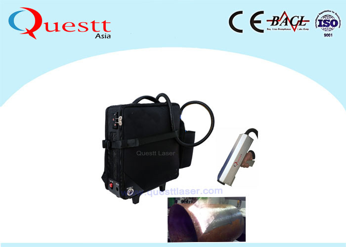 China 50W Backpack Laser Rust Removal Machine For Cleaning Roof/Bridge/Wall Outside With Battery wholesale